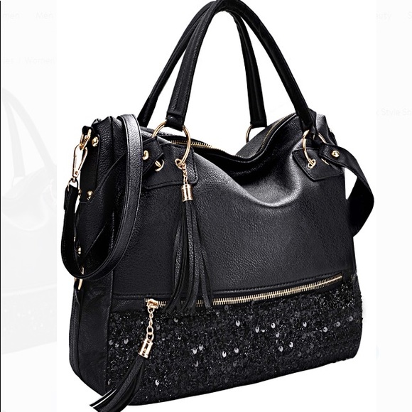 Coofit Handbags - NWT black satchel by Coofit